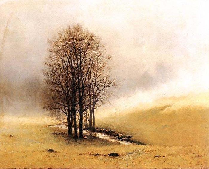 Stanislaw Witkiewicz Springtime fog. oil painting image